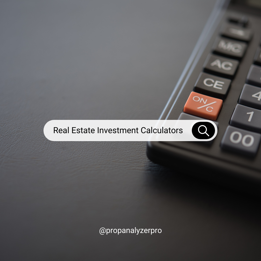 Real Estate Investment Calculators - Bundle